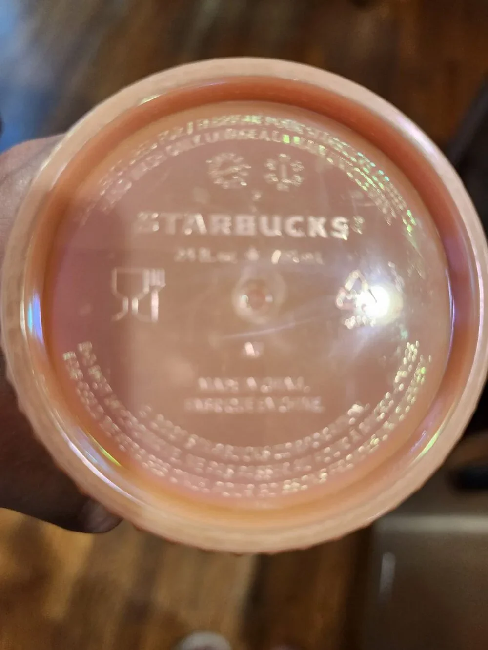 Starbucks Iridescent Pink Studded Venti Cold Cup Tumbler (24 oz)
